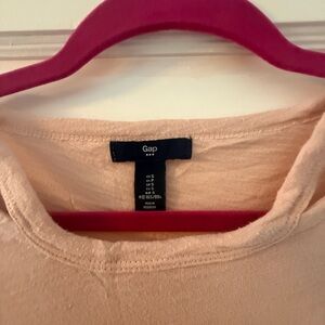 GAP Women's Light Pink Long Sleeve Top